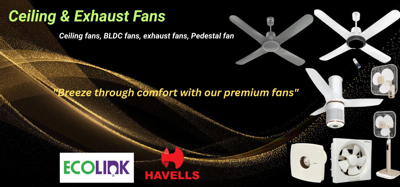 Elite Hues Fans – Ecolink & Havells Elite Hues Ceiling & Exhaust Fans – Ecolink & Havells High Performance Fans