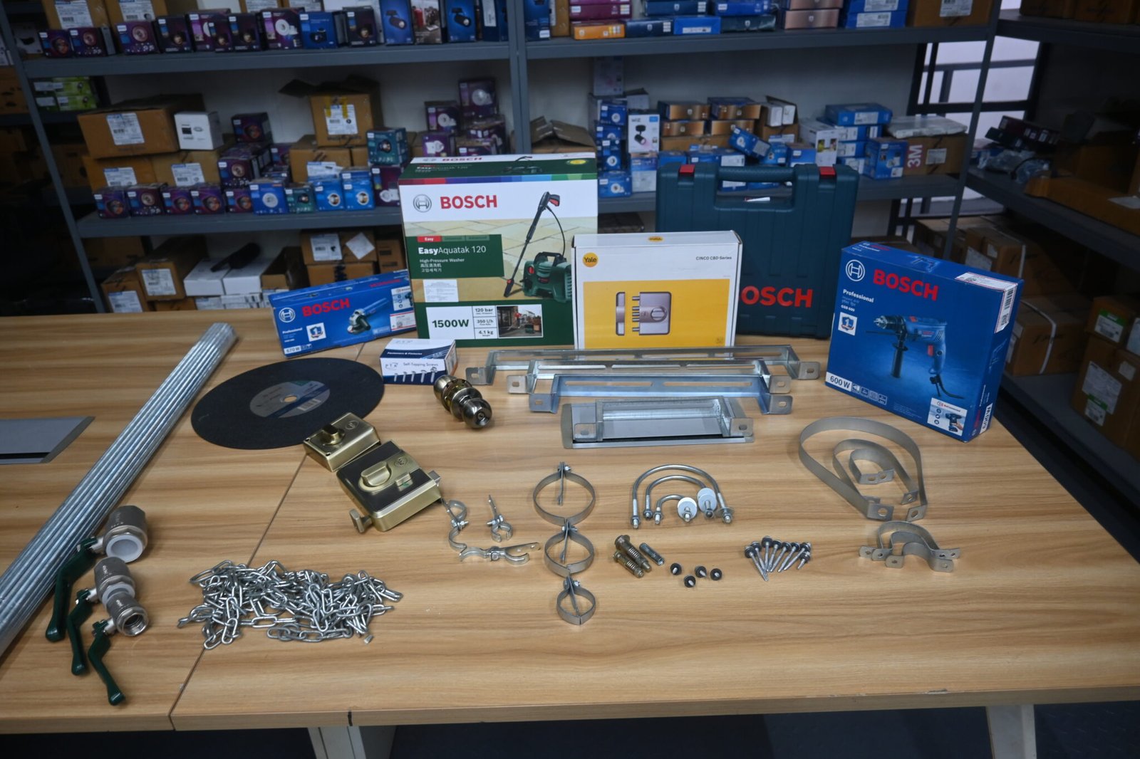 Showroom ceiling lighting solutions Elite Hues Chennai