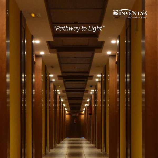 Inventaa corridor pathway lighting for commercial interiors