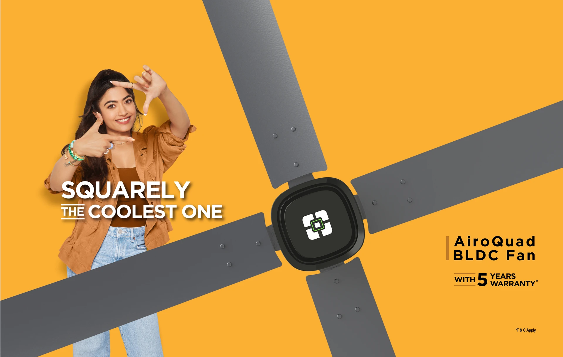 Ecolink BLDC ceiling fan with modern energy-saving design