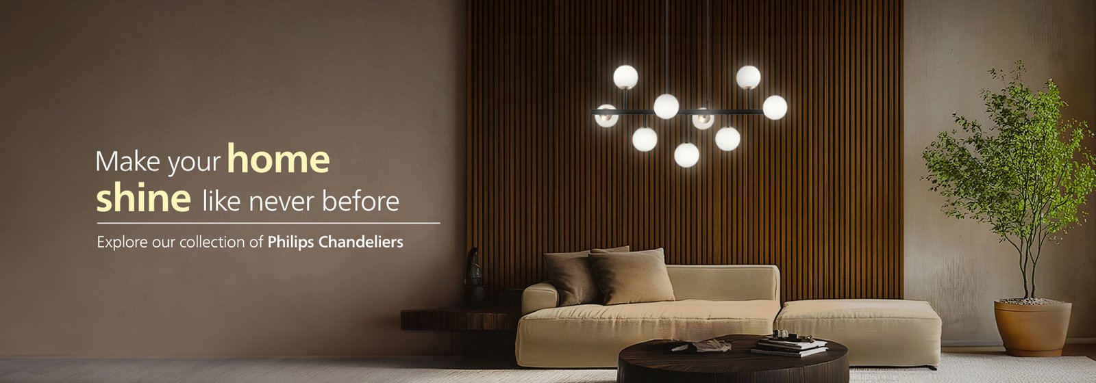 Philips chandelier light for luxury decorative lighting at Elite Hues Kattupakkam showroom