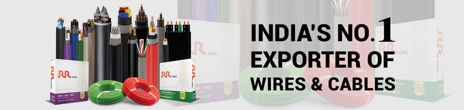 Grey Cat6 LAN cable roll with connectors at Elite Hues Katupakkam